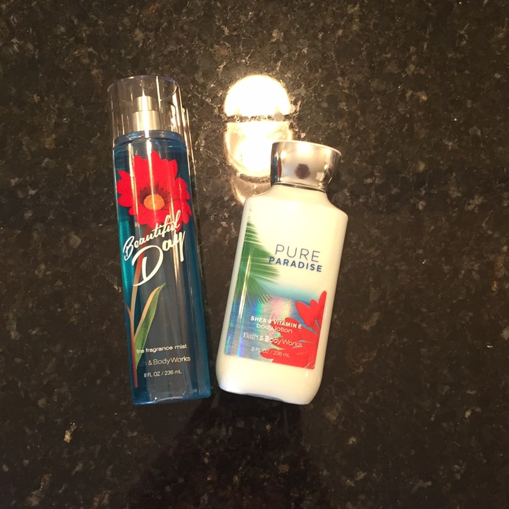 Bath and Body Works Shea lotion and fragrance mist